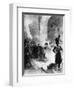 Napoleon Leaving Burning Kremlin-null-Framed Giclee Print