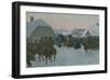 Napoleon Leaving the French Army at Smorgoni-null-Framed Giclee Print