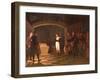 Napoleon Meditating before the Tomb of Frederick II of Prussia, Potsdam, 25Th October 1806, 1808 (O-Marie Nicolas Ponce-Camus-Framed Giclee Print