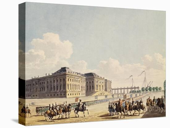 Napoleon Meeting Prussian King, in Potsdam, Napoleonic Era, Germany-null-Stretched Canvas
