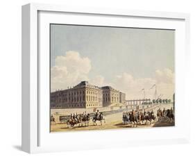 Napoleon Meeting Prussian King, in Potsdam, Napoleonic Era, Germany-null-Framed Giclee Print