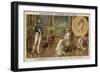 Napoleon Meeting with Pope Pius VII at Fontainebleau-null-Framed Giclee Print