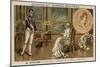 Napoleon Meeting with Pope Pius VII at Fontainebleau-null-Mounted Giclee Print