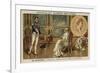 Napoleon Meeting with Pope Pius VII at Fontainebleau-null-Framed Giclee Print