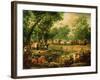 Napoleon on a Hunt in the Compiegne Forest, 1811-Antoine Charles Horace Vernet-Framed Giclee Print