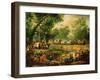 Napoleon on a Hunt in the Compiegne Forest, 1811-Antoine Charles Horace Vernet-Framed Giclee Print