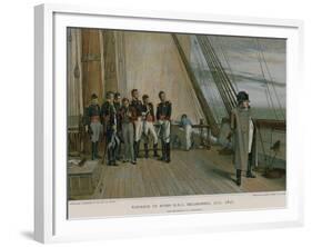 Napoleon on Board HMS Bellerophon-William Quiller Orchardson-Framed Giclee Print