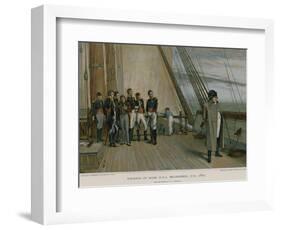 Napoleon on Board HMS Bellerophon-William Quiller Orchardson-Framed Giclee Print