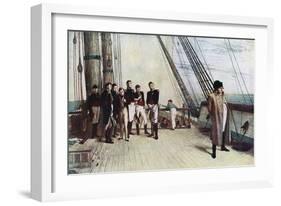 Napoleon on Board the Bellerophon, 1815-William Quiller Orchardson-Framed Giclee Print