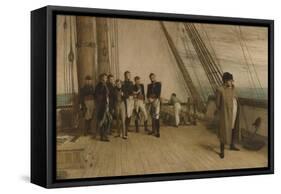Napoleon on Board the Bellerophon-William Quiller Orchardson-Framed Stretched Canvas