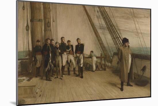 Napoleon on Board the Bellerophon-William Quiller Orchardson-Mounted Giclee Print