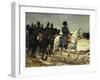 Napoleon on Campaign in France,1814-Jean-Louis Ernest Meissonier-Framed Art Print