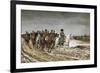 Napoleon on Campaign in France,1814-Jean-Louis Ernest Meissonier-Framed Art Print