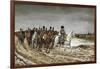 Napoleon on Campaign in France,1814-Jean-Louis Ernest Meissonier-Framed Art Print