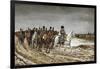 Napoleon on Campaign in France,1814-Jean-Louis Ernest Meissonier-Framed Art Print