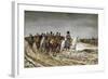 Napoleon on Campaign in France,1814-Jean-Louis Ernest Meissonier-Framed Art Print