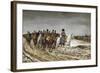 Napoleon on Campaign in France,1814-Jean-Louis Ernest Meissonier-Framed Art Print