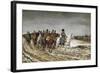 Napoleon on Campaign in France,1814-Jean-Louis Ernest Meissonier-Framed Art Print