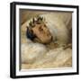 Napoleon on His Deathbed, May 1821-Horace Vernet-Framed Giclee Print