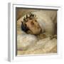 Napoleon on His Deathbed, May 1821-Horace Vernet-Framed Giclee Print