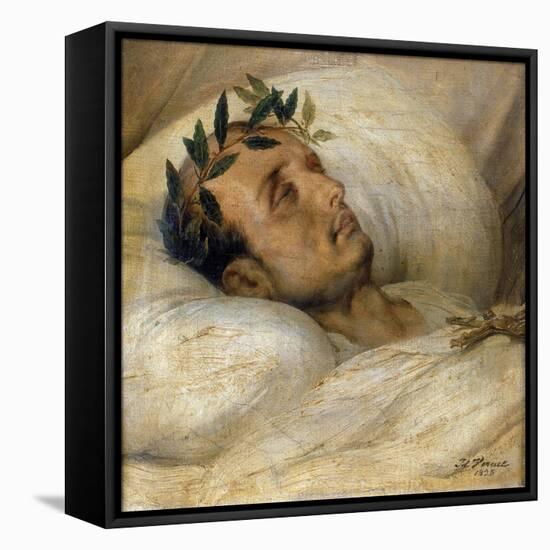 Napoleon on His Deathbed, May 1821-Horace Vernet-Framed Stretched Canvas