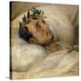 Napoleon on His Deathbed, May 1821-Horace Vernet-Stretched Canvas