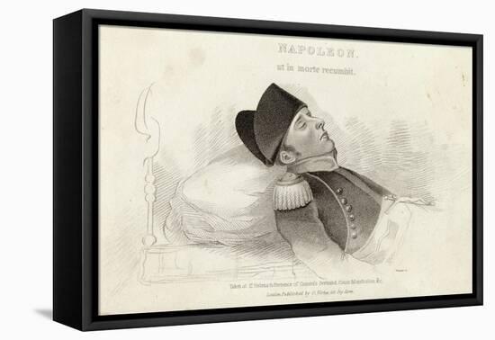 Napoleon on His Deathbed-null-Framed Stretched Canvas