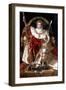 Napoleon on His Imperial Throne, 1804-null-Framed Giclee Print
