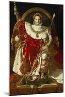 Napoleon on His Imperial Throne, 1806-Jean-Auguste-Dominique Ingres-Mounted Giclee Print