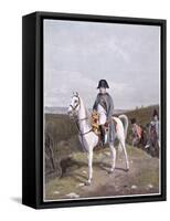 Napoleon on Horseback 1814-Meissonier-Framed Stretched Canvas