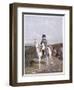 Napoleon on Horseback 1814-Meissonier-Framed Art Print