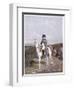 Napoleon on Horseback 1814-Meissonier-Framed Art Print