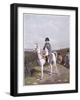 Napoleon on Horseback 1814-Meissonier-Framed Art Print