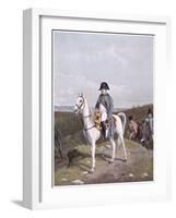 Napoleon on Horseback 1814-Meissonier-Framed Art Print