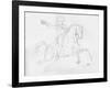 'Napoleon on Horseback', c18th century-Carle Vernet-Framed Giclee Print