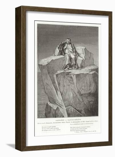 Napoleon on St Helena-Hippolyte Delaroche-Framed Giclee Print