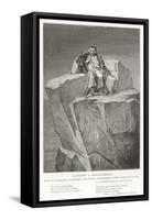 Napoleon on St Helena-Hippolyte Delaroche-Framed Stretched Canvas