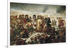 Napoleon on the Battle Field of Eylau, 9th February 1807-Antoine-Jean Gros-Framed Art Print