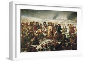 Napoleon on the Battle Field of Eylau, 9th February 1807-Antoine-Jean Gros-Framed Art Print