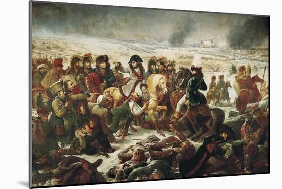 Napoleon on the Battle Field of Eylau, 9th February 1807-Antoine-Jean Gros-Mounted Art Print