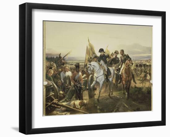 Napoleon on the Battlefield Friedland, June 14, 1807-Horace Vernet-Framed Giclee Print