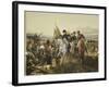 Napoleon on the Battlefield Friedland, June 14, 1807-Horace Vernet-Framed Giclee Print