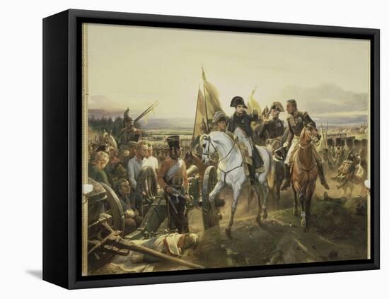 Napoleon on the Battlefield Friedland, June 14, 1807-Horace Vernet-Framed Stretched Canvas