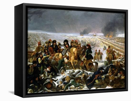 Napoleon on the Battlefield of Eylau, 1807-Antoine-Jean Gros-Framed Stretched Canvas