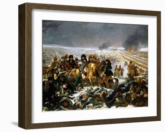 Napoleon on the Battlefield of Eylau, 1807-Antoine-Jean Gros-Framed Giclee Print