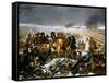 Napoleon on the Battlefield of Eylau, 1807-Antoine-Jean Gros-Framed Stretched Canvas