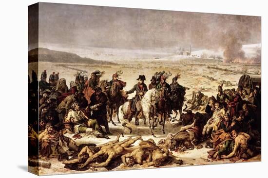 Napoleon on the Battlefield of Eylau, February 9, 1807-Charles Meynier-Stretched Canvas