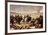 Napoleon on the Battlefield of Eylau, February 9, 1807-Charles Meynier-Framed Giclee Print