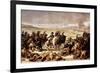 Napoleon on the Battlefield of Eylau, February 9, 1807-Charles Meynier-Framed Giclee Print