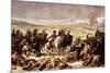 Napoleon on the Battlefield of Eylau, February 9, 1807-Charles Meynier-Mounted Giclee Print